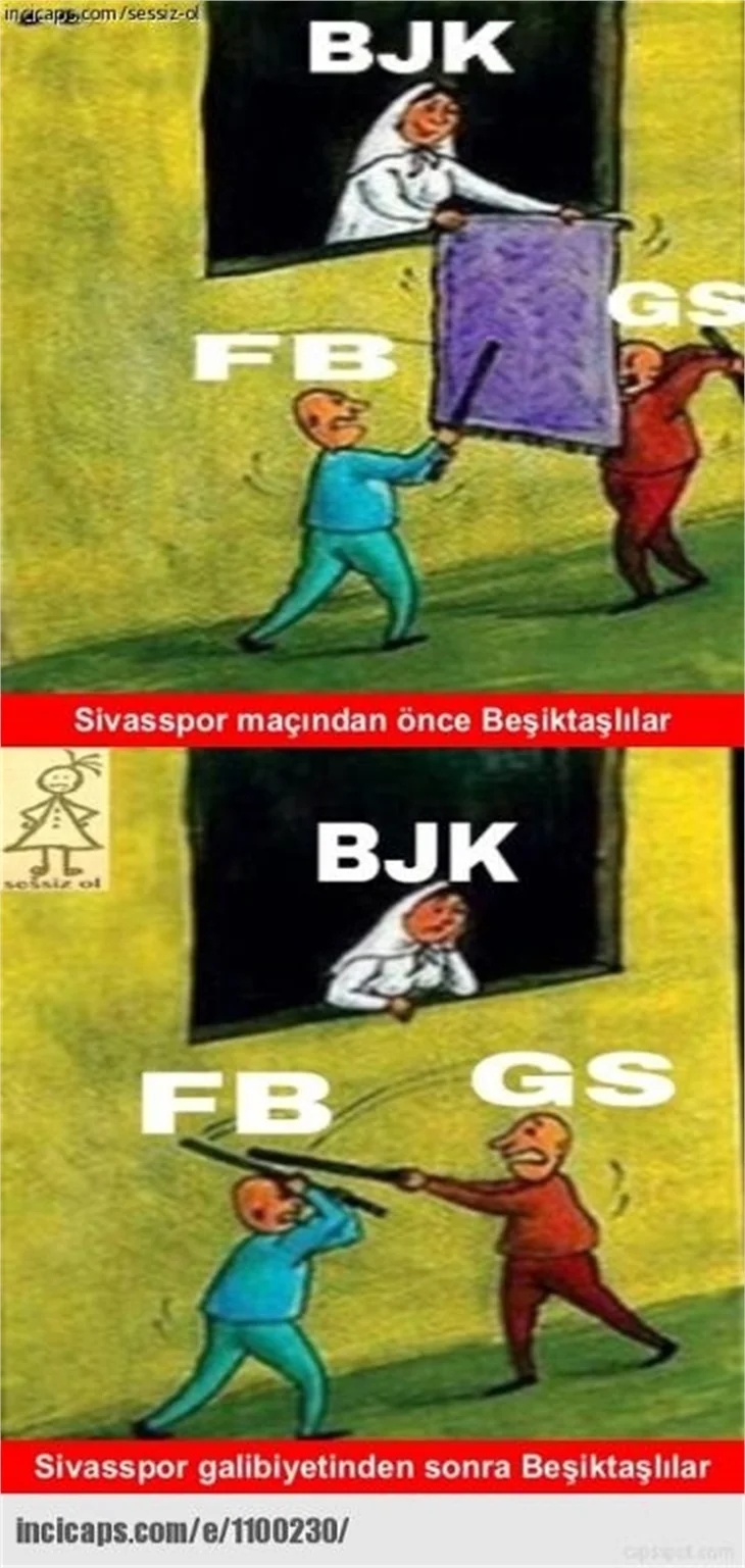 Fenerbahçe-Galatasaray derbi maçının capsleri!