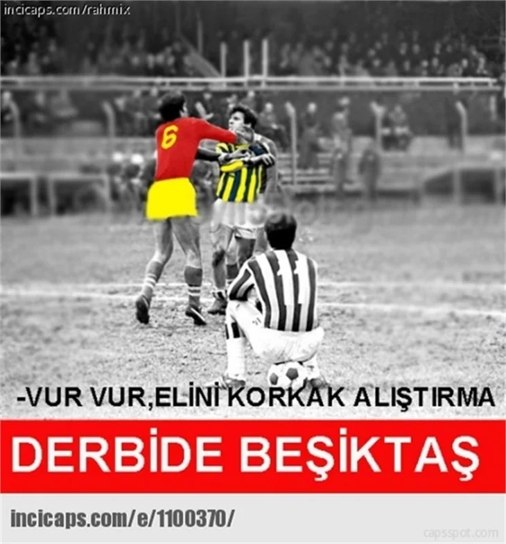 Fenerbahçe-Galatasaray derbi maçının capsleri!