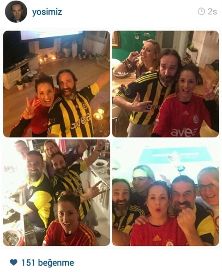 Ünlü isimler Fenerbahçe-Galatasaray derbisini böyle izledi!