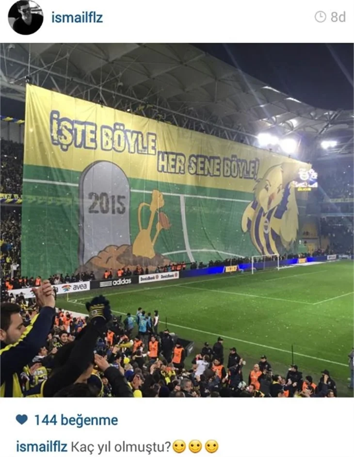 Ünlü isimler Fenerbahçe-Galatasaray derbisini böyle izledi!