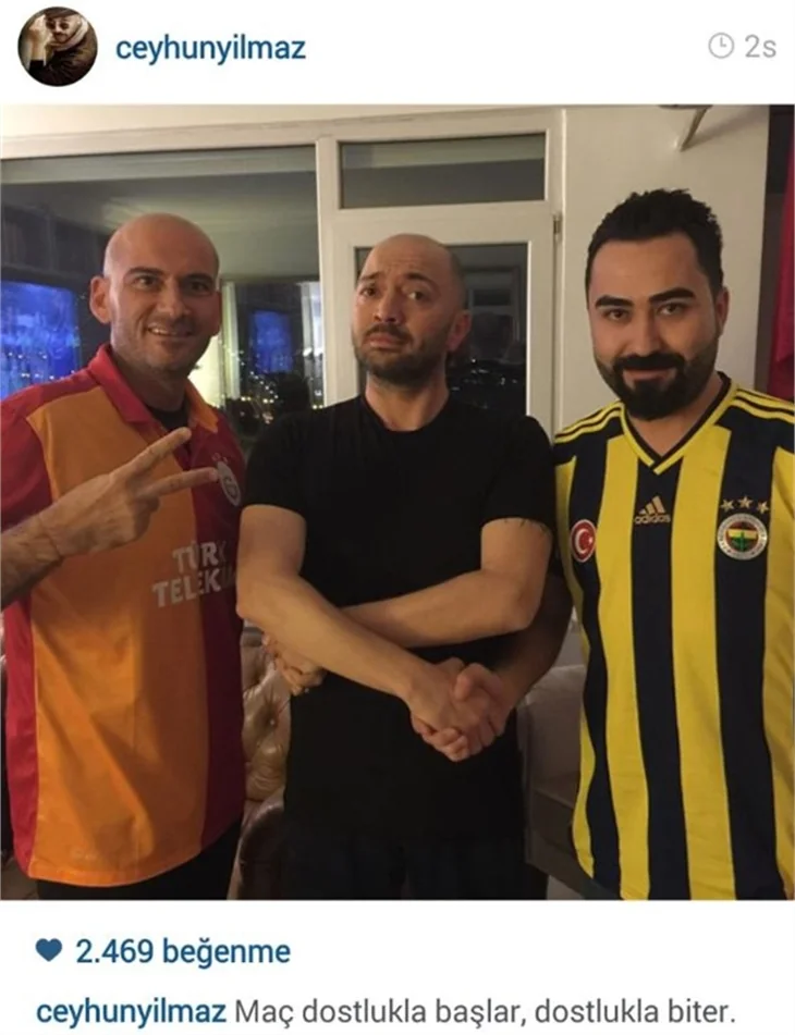 Ünlü isimler Fenerbahçe-Galatasaray derbisini böyle izledi!