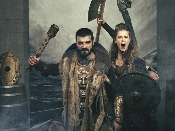 Burcu Biricik ve Murat Ünalmış Vikingler diyarında!