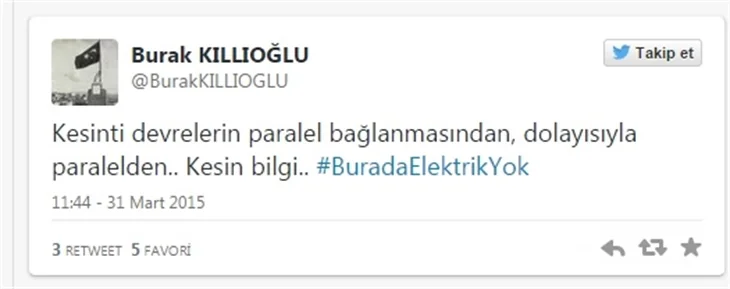 Türkiye'deki elektrik kesintisine sosyal medya tepkileri