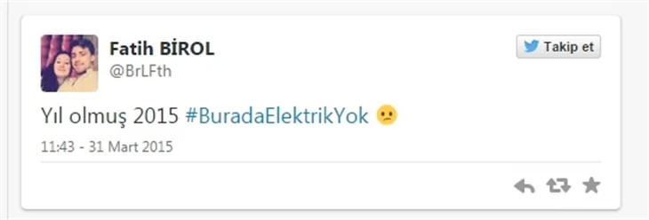 Türkiye'deki elektrik kesintisine sosyal medya tepkileri
