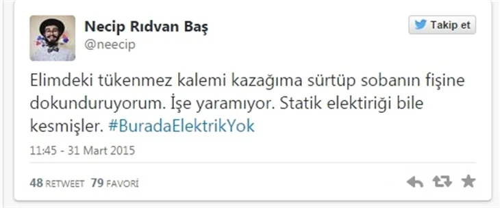 Türkiye'deki elektrik kesintisine sosyal medya tepkileri