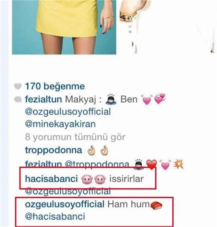 Hacı Sabancı ve Özge Ulusoy'dan güldüren yorum!