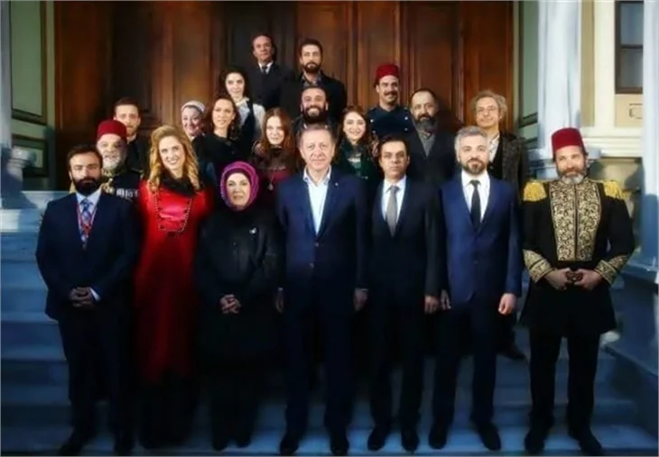 Cumhurbaşkanı Recep Tayyip Erdoğan, Filinta setinde