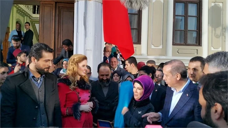 Cumhurbaşkanı Recep Tayyip Erdoğan, Filinta setinde