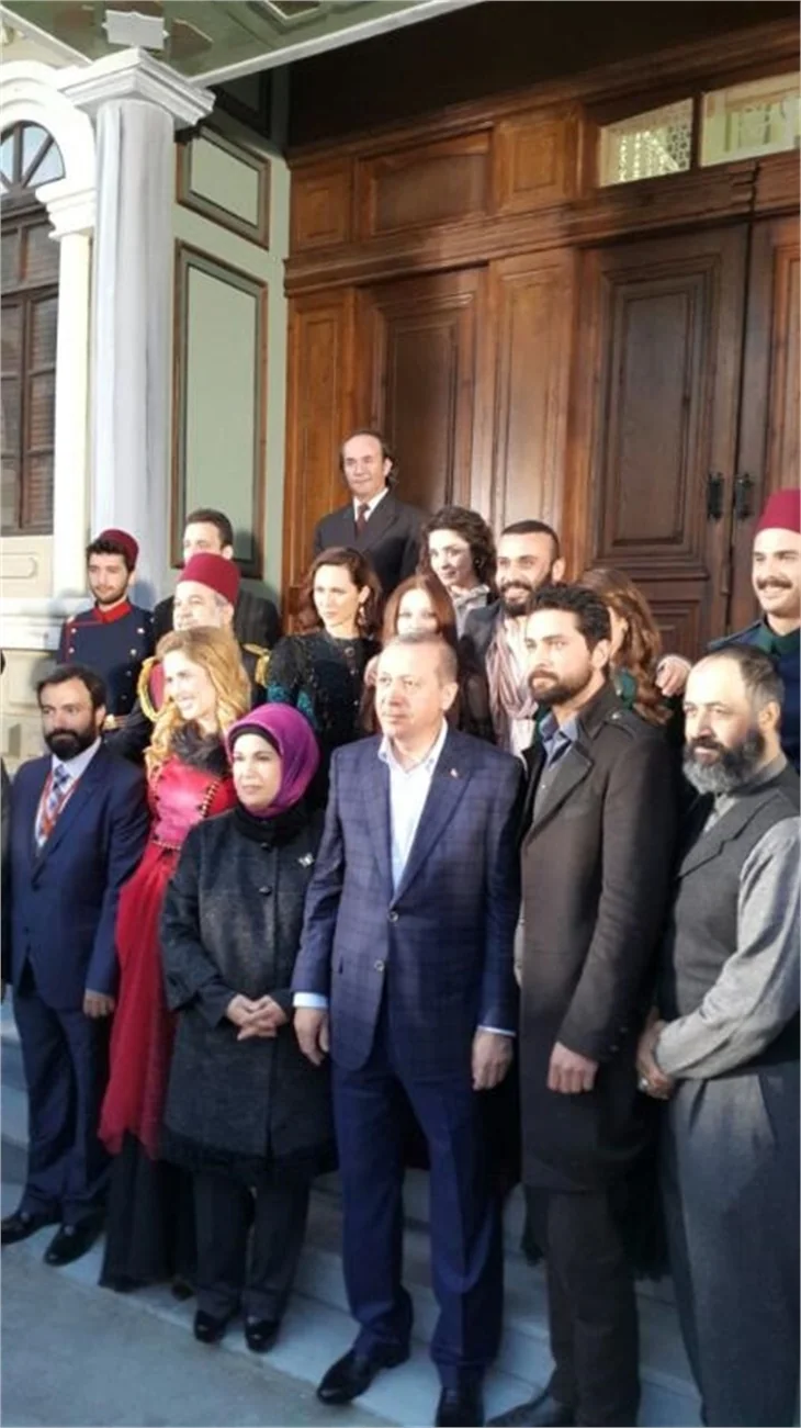 Cumhurbaşkanı Recep Tayyip Erdoğan, Filinta setinde