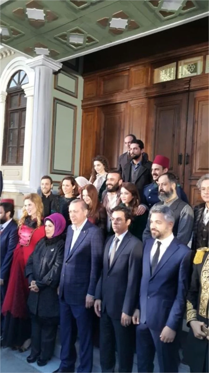 Cumhurbaşkanı Recep Tayyip Erdoğan, Filinta setinde
