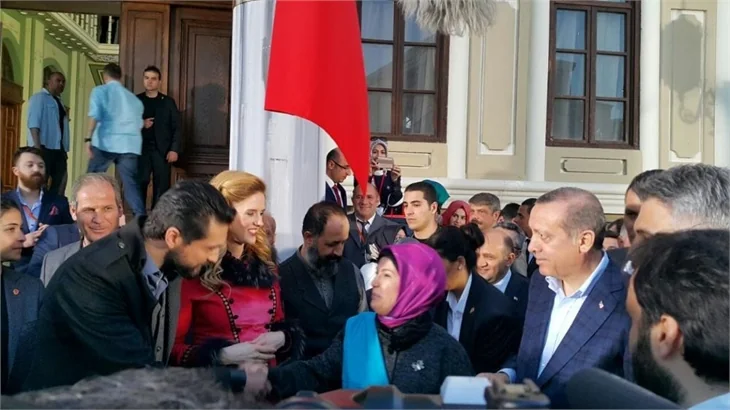 Cumhurbaşkanı Recep Tayyip Erdoğan, Filinta setinde