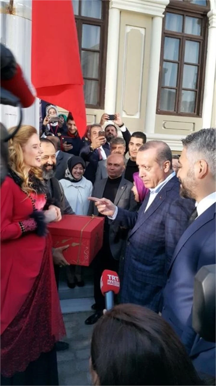 Cumhurbaşkanı Recep Tayyip Erdoğan, Filinta setinde