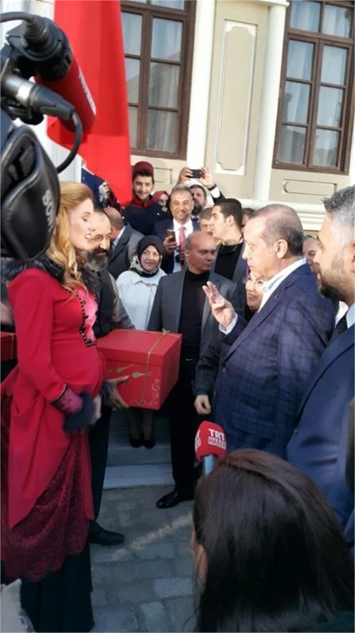 Cumhurbaşkanı Recep Tayyip Erdoğan, Filinta setinde