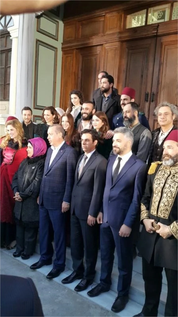 Cumhurbaşkanı Recep Tayyip Erdoğan, Filinta setinde