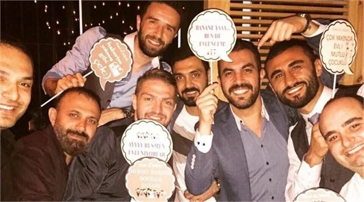 Selçuk Şahin'in bekarlığa veda partisi!