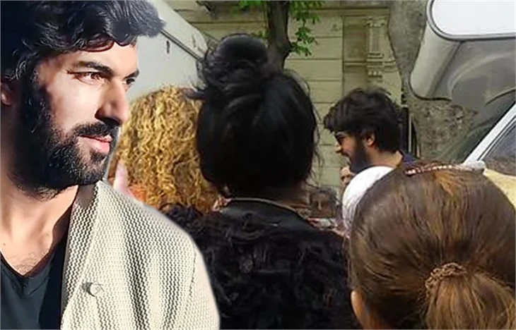 Engin Akyürek hayranları seti bastı!