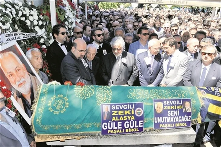 Zeki Alasya gözyaşları içinde uğurlandı!