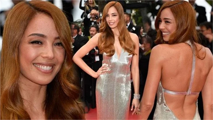 Azra Akın'dan Cannes dekoltesi!