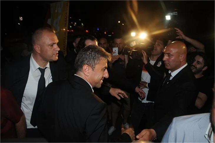 Galatasaray'lı futbolcuların şampiyonluk kutlaması