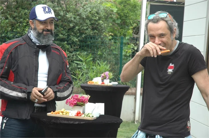 Filinta ekibi yemekte toplandı
