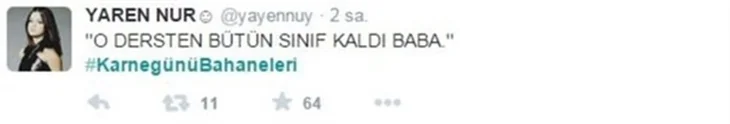 Karne günü caps'leri!