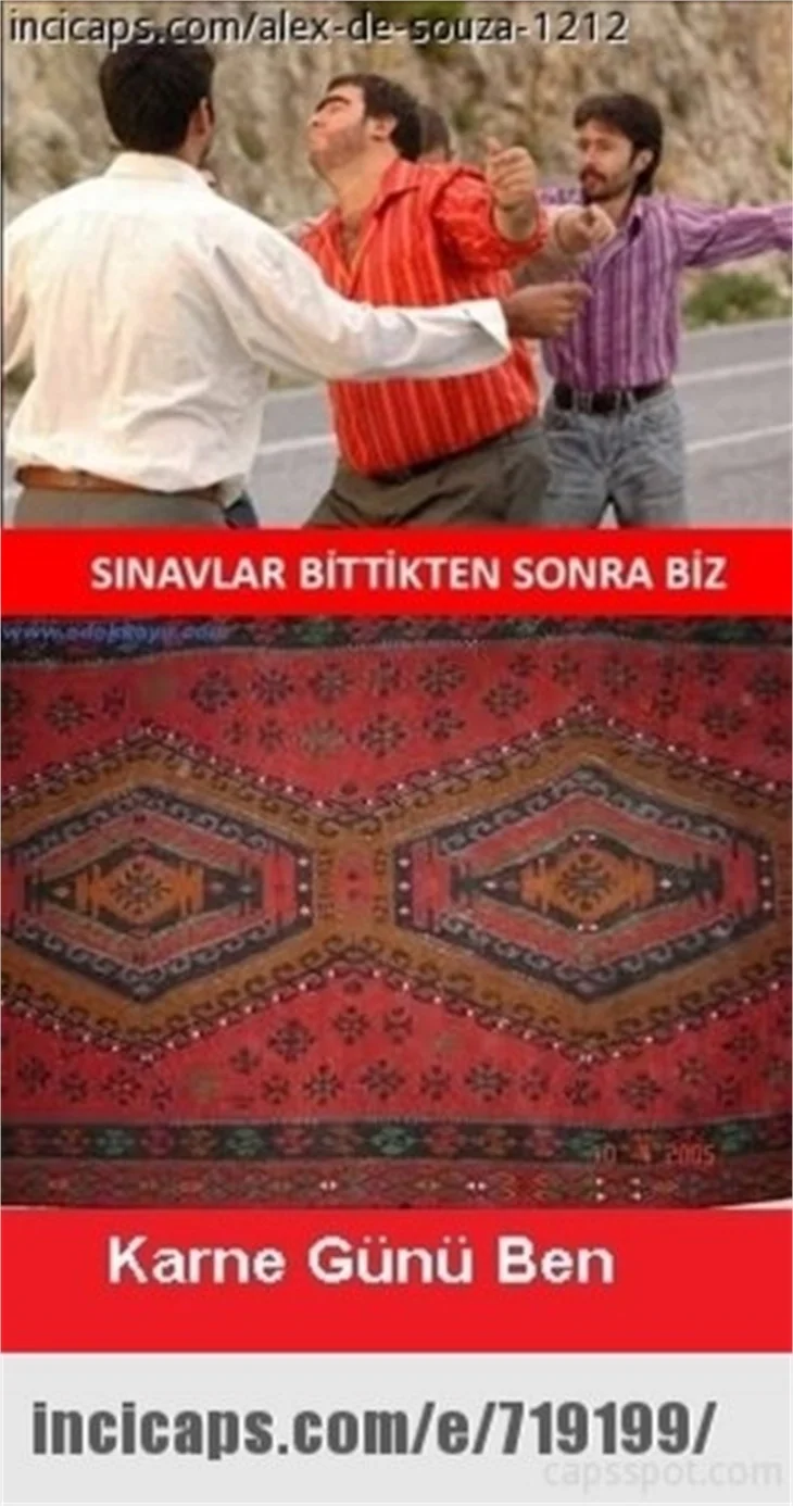 Karne günü caps'leri!