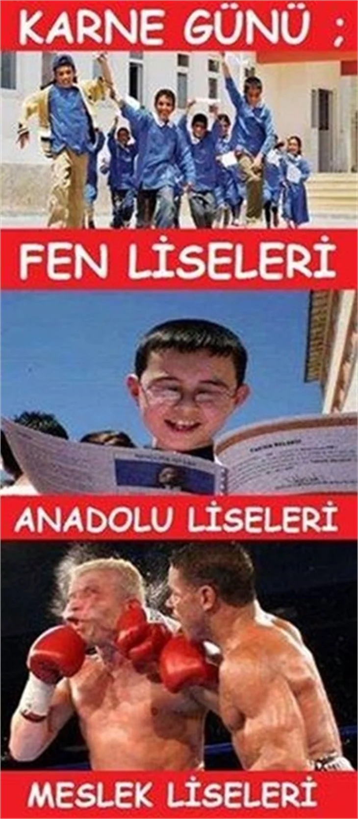 Karne günü caps'leri!