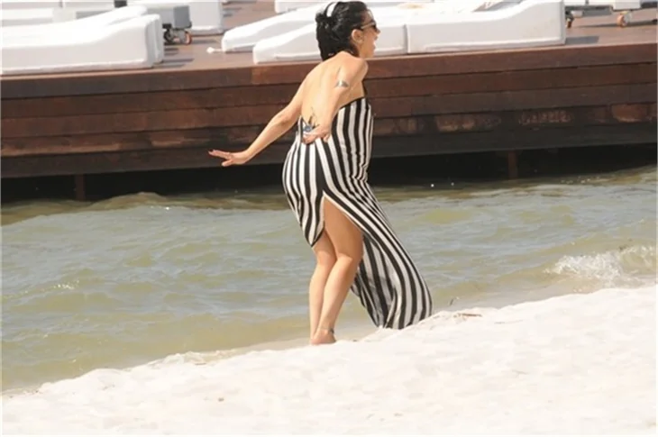 Hande Yener'in rüzgarla imtihanı!