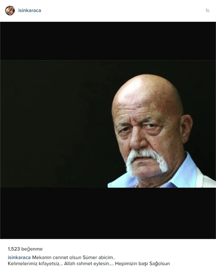 Ünlülerden Sümer Tilmaç'a veda mesajları