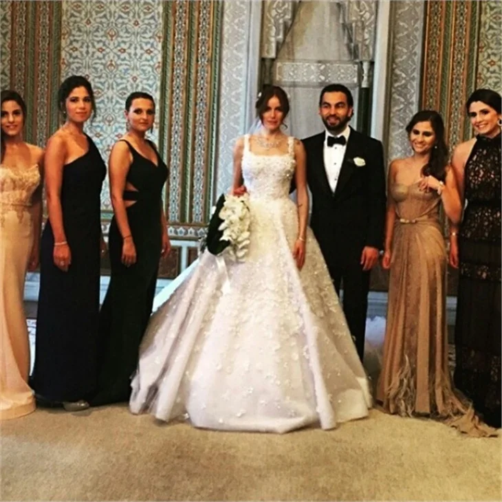 Galatasaray'ın kaptanı Selçuk İnan'ın düğününden ilk fotoğraflar