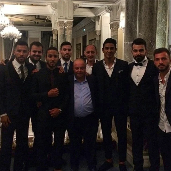 Galatasaray'ın kaptanı Selçuk İnan'ın düğününden ilk fotoğraflar
