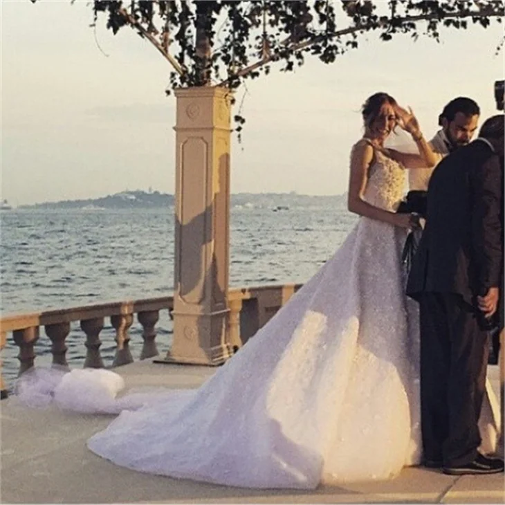 Galatasaray'ın kaptanı Selçuk İnan'ın düğününden ilk fotoğraflar