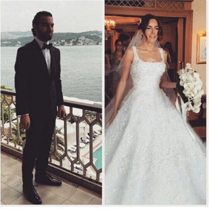 Galatasaray'ın kaptanı Selçuk İnan'ın düğününden ilk fotoğraflar
