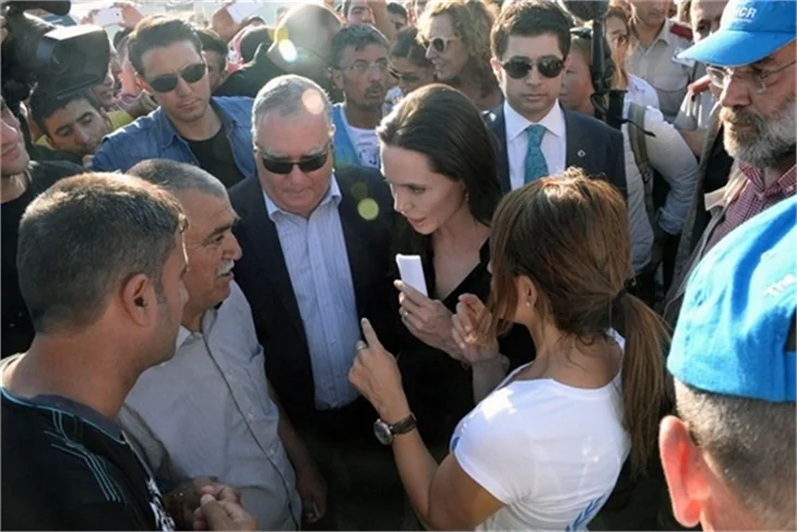 Angeline Jolie Mardin'de!