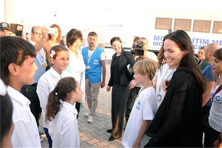 Angeline Jolie Mardin'de!