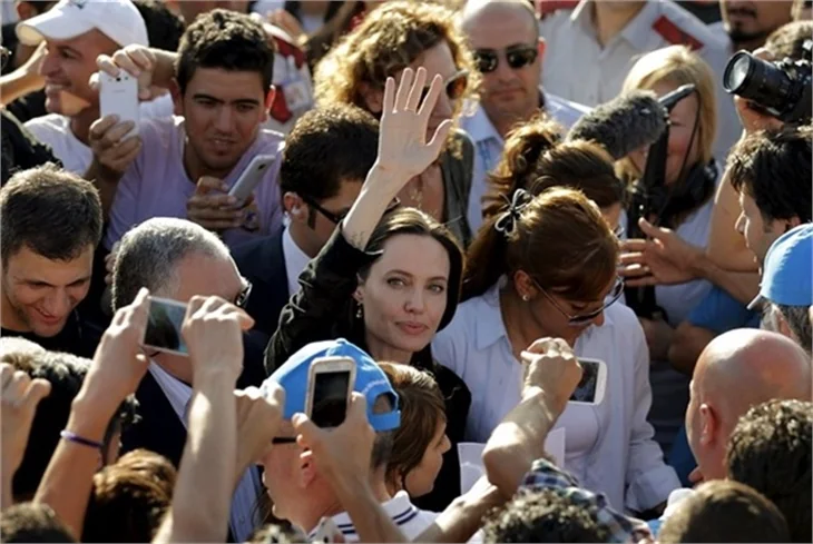 Angeline Jolie Mardin'de!