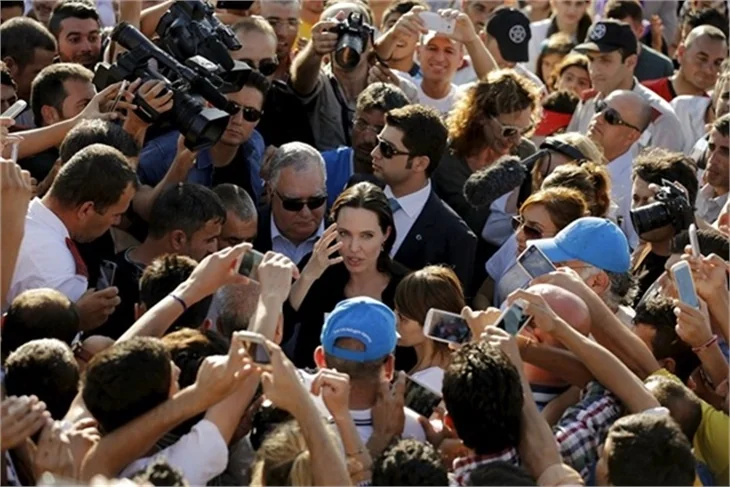 Angeline Jolie Mardin'de!