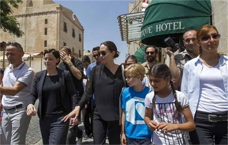 Angeline Jolie Mardin'de!