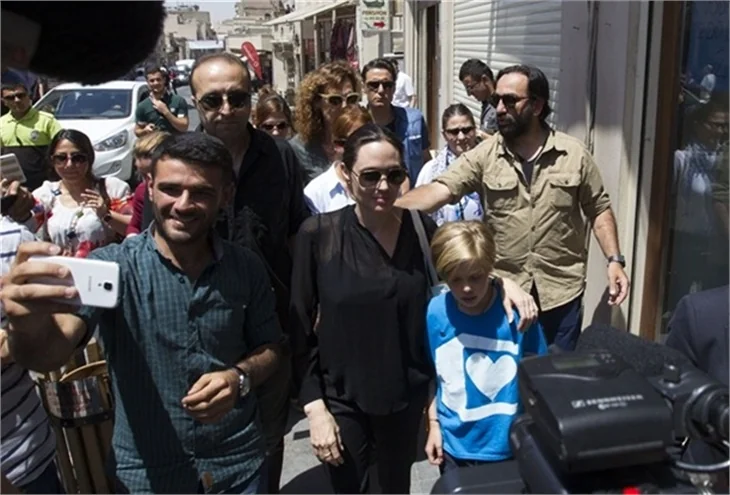 Angeline Jolie Mardin'de!