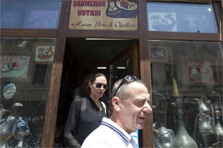 Angeline Jolie Mardin'de!