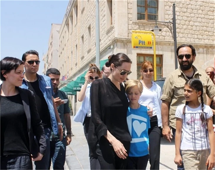 Angeline Jolie Mardin'de!