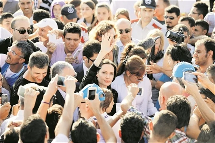 Angeline Jolie Mardin'de!