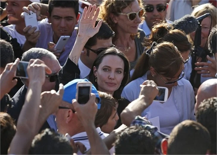 Angeline Jolie Mardin'de!