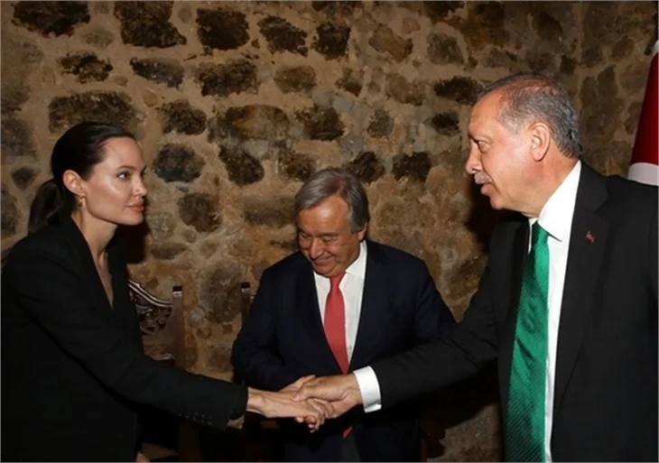 Angeline Jolie Mardin'de!