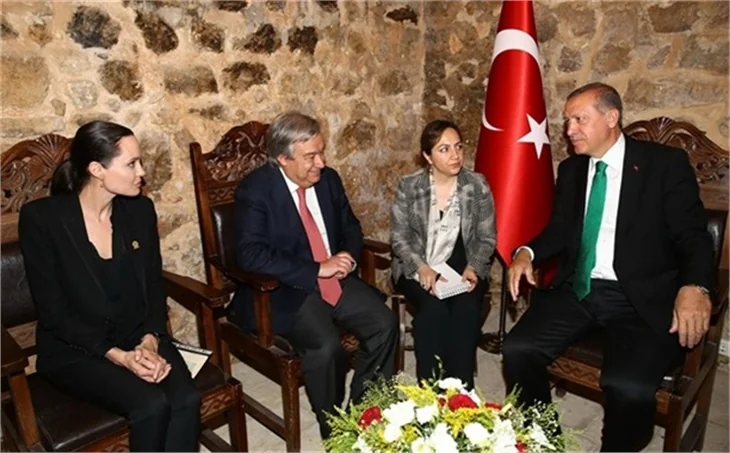 Angeline Jolie Mardin'de!