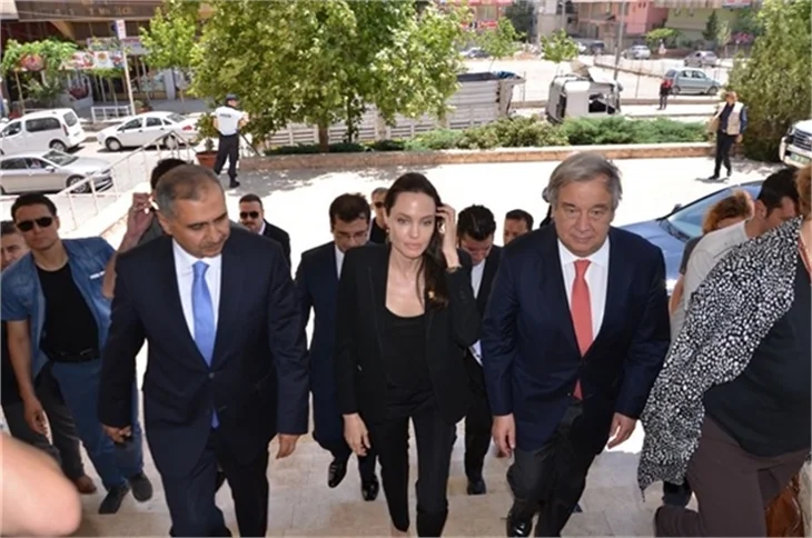 Angeline Jolie Mardin'de!