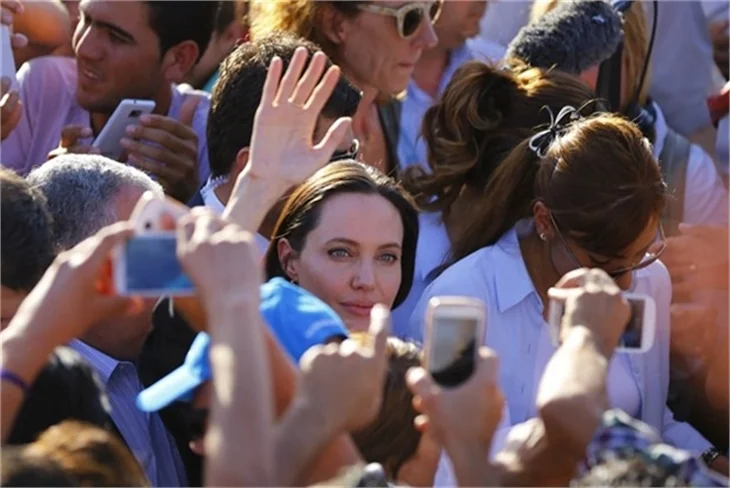 Angeline Jolie Mardin'de!