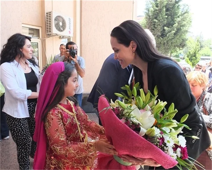 Angeline Jolie Mardin'de!
