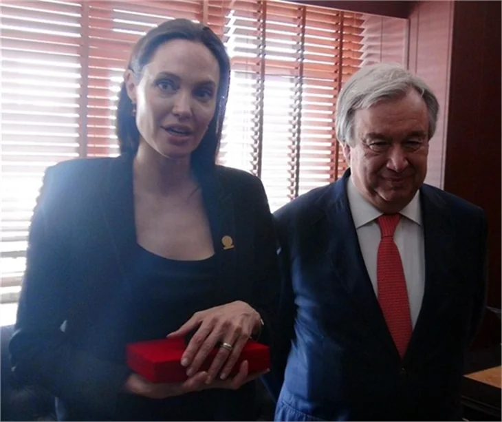 Angeline Jolie Mardin'de!