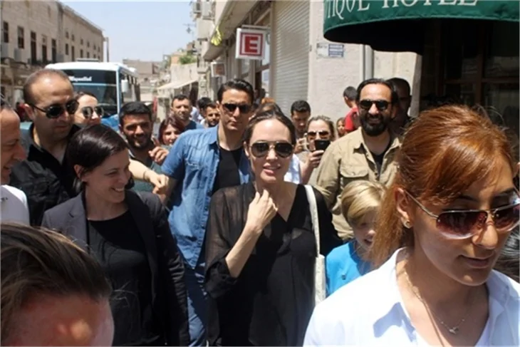 Angeline Jolie Mardin'de!